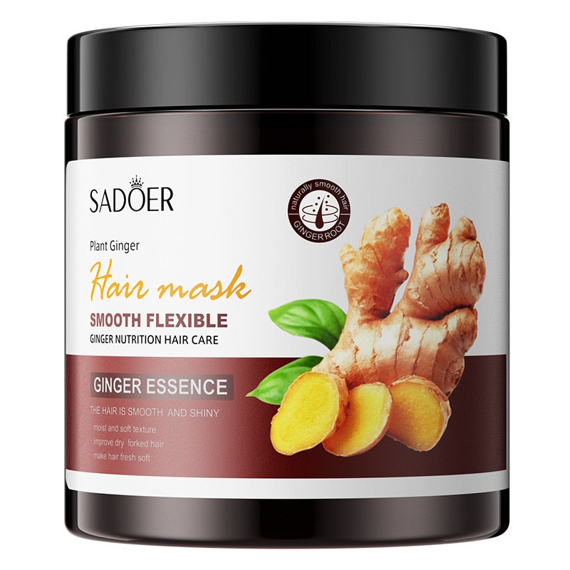 SADOER Ginger Shampoo Conditioner Mask Promote Hair Growth