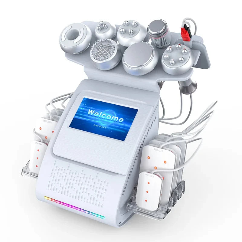 Ultrasonic Lipo Laser Cavitation Vacuum RF Laser 9 in 1 Weight Loss Body Sculpting Machine