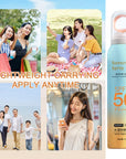 150ml SPF50+ Sunscreen Spray Lightweight Moisturising Non Greasy  Water-Resistant UV Sunscreen Spray for Outdoor Daily Use