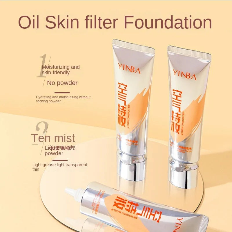 YINBA Air  Foundation Natural Concealer  Creamy Skin Waterproof