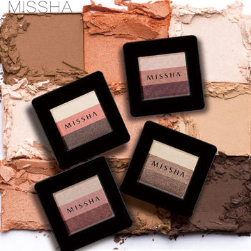 MISSHA Triple Shadow Arrival Charming Eyeshadow Matte Shimmer Pigmented Eye Powder