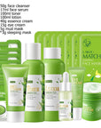 Sakura Green Tea Skin Care Kit Korean Cosmetic Set