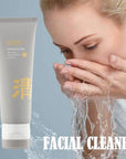 1pc New Amino Acid Double Tube Facial Cleanser Oil Skin Two-color Blackhead White Control Acne Clay Care Cleanser Moisturiz C6C6