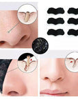 Bamboo Charcoal Blackhead Remover Mask Black Nose Sticker Deep Clean Strip