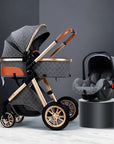 2024 New baby stroller High landscape 3 in 1 baby carriage Luxury Baby Pushchair Baby Cradel Infant Carrier kinderwagen baby car