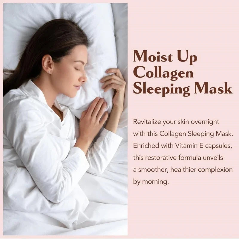 Moist Up Collagen Sleeping Mask Overnight Face Cream 50ml