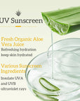 ALODERMA Fresh Aloe Vera Gel UV Protection Sun Block Cream