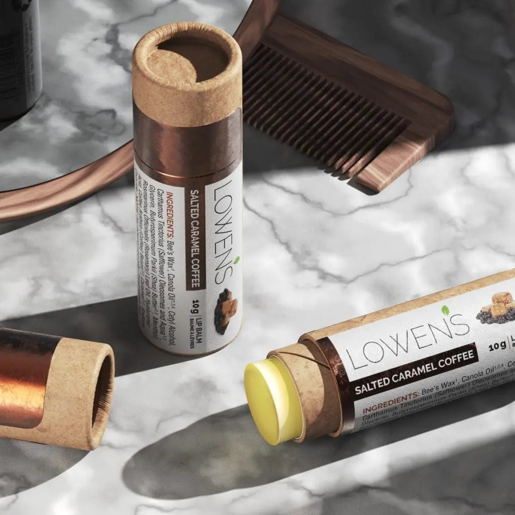 Salted Caramel Coffee Bean Lip Balm – EWG Verified & Cruelty-Free