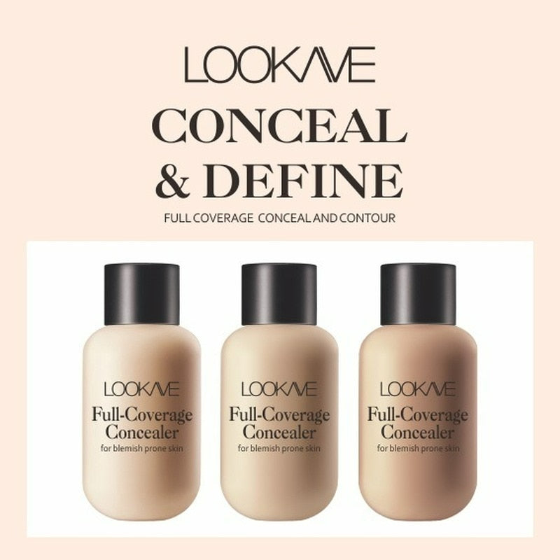 LOOKAVE Full Coverage Concealer For Blemish Prone Skin