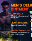 1pcs Penile Delay Enlargement Male Delayed Cream Harder Bigger Longer Reduce Sensitivity Extend Sex Time Men's Sex Toys G044