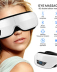 Smart Eye Massager with Heating and Bluetooth Music 6D