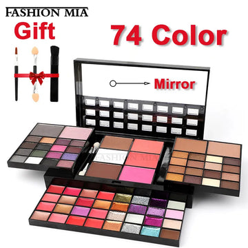 Beginner Makeup Set Box Complete Makeup Kits for Women Color 74