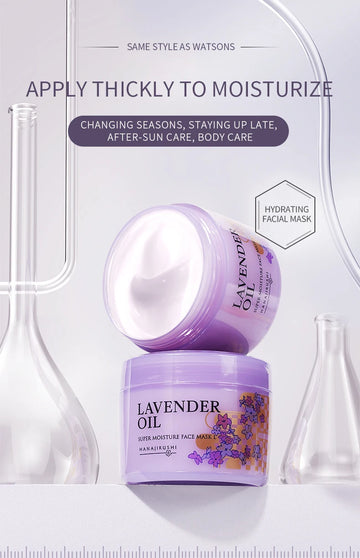 HANAJIRUSHI Lavender Oil super Moisture Face Maskl 220g