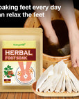 10pcs=1bag Herbal Foot Soak Bag, Sichuan Pepper Wormwood Foot Bath Bag Improve Blood Circulation Relax Body Spa Product W027