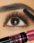 Waterproof Black Mascara,  4D,  Curling,  Thick,  Quick Drying Non-blooming Mascara