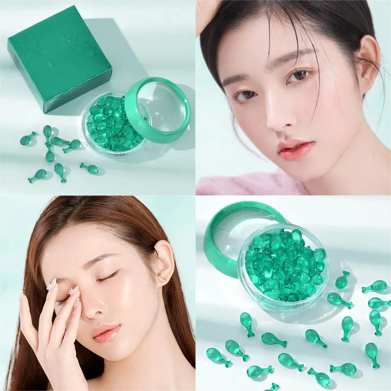 Blue Copper Peptide Capsule Face Serum Tightens Night and Radiant Skin Care