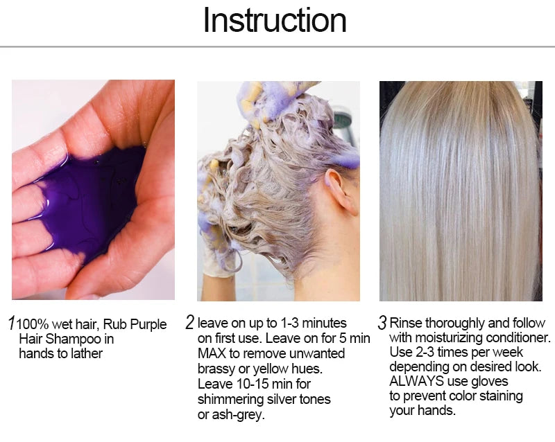 PURC  Blonde Purple Toning Hair Shampoo