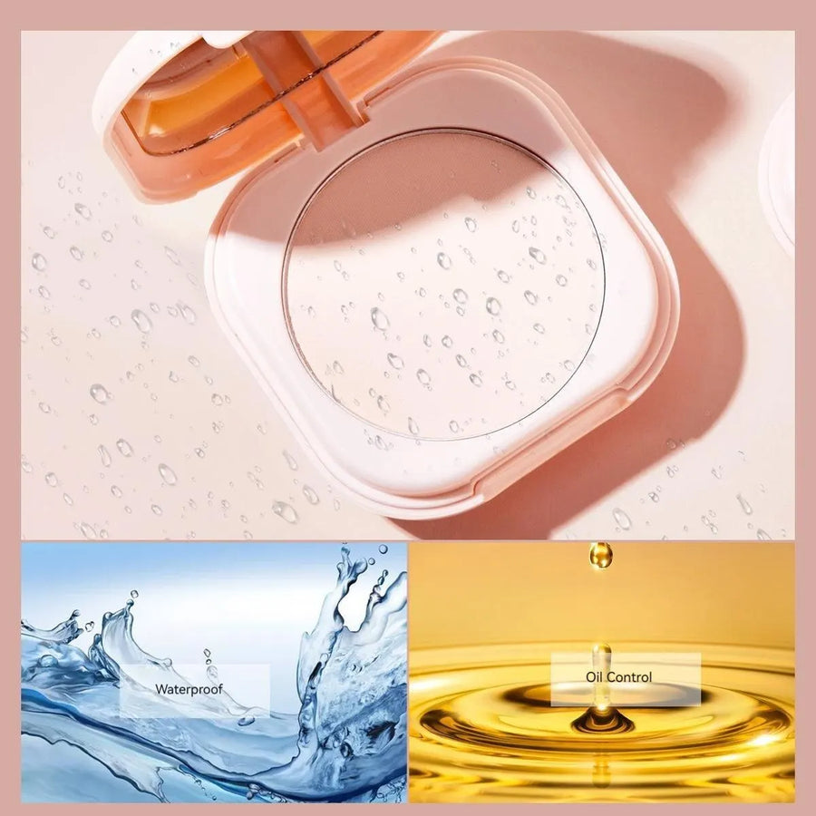 Setting Powder Oil Control Makeup Setting Brightening Skin Powder Mirror Compact Makeup Powder