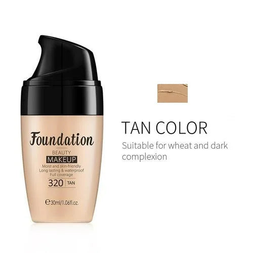 Face Foundation Cream Waterproof Long-lasting Concealer Liquid Professional  Matte  Makeup