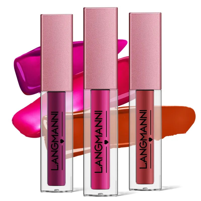 Liquid Lipstick Lip Gloss Mirror Makeup