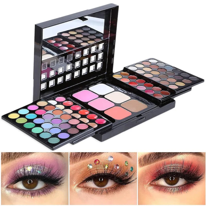 Professional Makeup Palette Sets Matte Shimmer Eye Shadow Combo Color 78