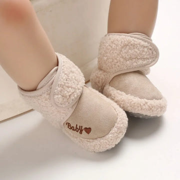 Warm Infant Toddler Crib Snow Boots: Soft, Comfortable Anti-Slip Socks Slipper for Newborn Baby Boys and Girls