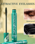 QIBEST 4D Black Mascara Curling  Waterproof Long-Wearing Mascara