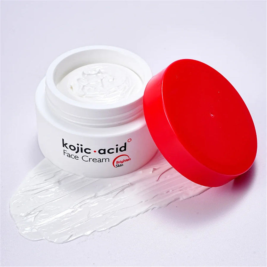 Kojic Acid Face Cream 7 Day Whitening Moisturizer Brighten Skin Remove Freckles 50g