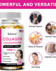 Collagen Vitamin Capsules for Hair, Skin and Nails, Premium Collagen Supplement