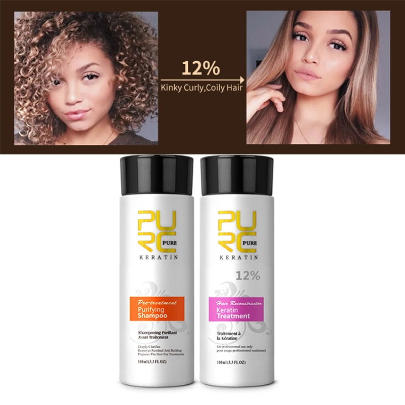 PURE KERATIN SMOOTHING TREATMENT 12% 100ml / 3.3FL.OZ