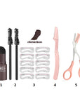 EELHOE One Step Eyebrow Shaping Kit Professional