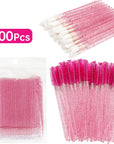 Skin Help Zone Disposable Crystal Brushes Set Eyelash Lip Microbrush