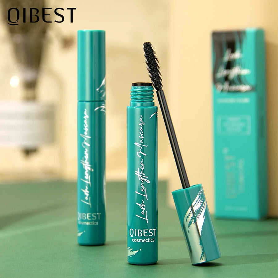 QIBEST 4D Black Mascara Curling  Waterproof Long-Wearing Mascara