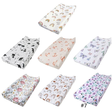 Reusable Changing Pad Cover: Foldable Travel Baby Diaper Pad Sheets, Breathable Protective Case Sleeve for Nappy Changer