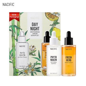 NACIFIC Day & Night SET Fresh Herb Origin Serum & Phyto Niacin Whitening Essence 50ml