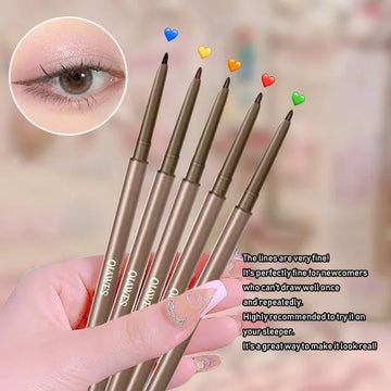 Slim Gel Eyeliner Pencil Waterproof Eyeliner Lying Silkworm Pen Smooth Waterproof Non-Smudge Eyes Makeup