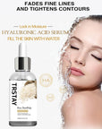 White Rice Face Serum Hyaluronic Acid Liquid Moisturizing Nourishing Skin Care