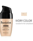 Face Foundation Cream Waterproof Long-lasting Concealer Liquid Professional  Matte  Makeup