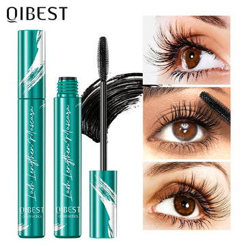 QIBEST 4D Black Mascara Curling  Waterproof Long-Wearing Mascara