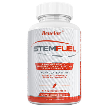 STEMFUEL Promotes Healthy Regeneration Stem Cells Formulated With Vitamins 120 Vegetarian Capsules