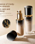 MACKANDY Wormwood Extract Non-Stick Anti-Sweat Foundation Hold Makeup Lasting Natural Skin-Friendly Concealer 30gm