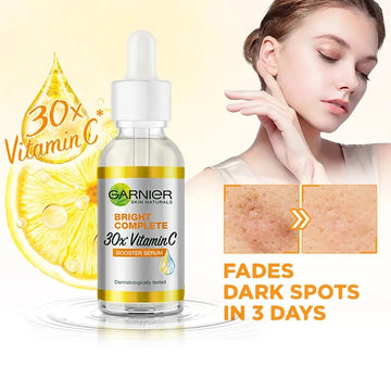 Garnie Whitening Nicotinamide  Serum Fade Acne Marks Vitamin C Essence 30ml