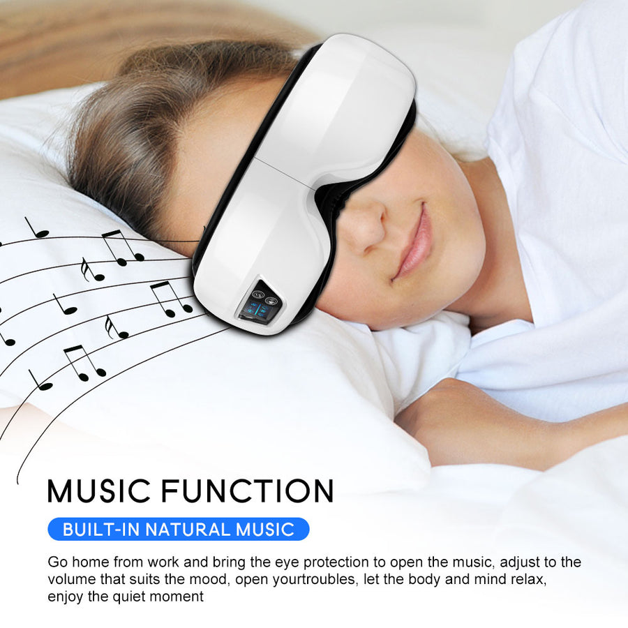 Smart Eye Massager with Heating and Bluetooth Music 6D