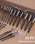 MAANGE Professional Gift Box 25 Pieces Makeup Brushes Kit For Face and Eye Beauty