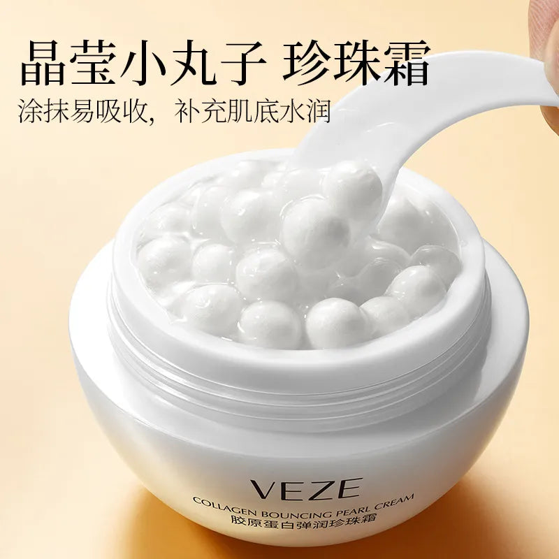 Collagen Pearl Filling Facial Cream For Face Women Lifting Firming Moisturizing