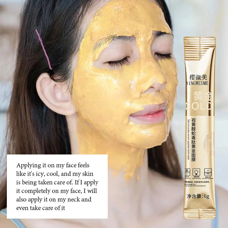 Retinol Gold Face Mask Firming Anti Facial Masks Peeling Mask Face Skin Care Products