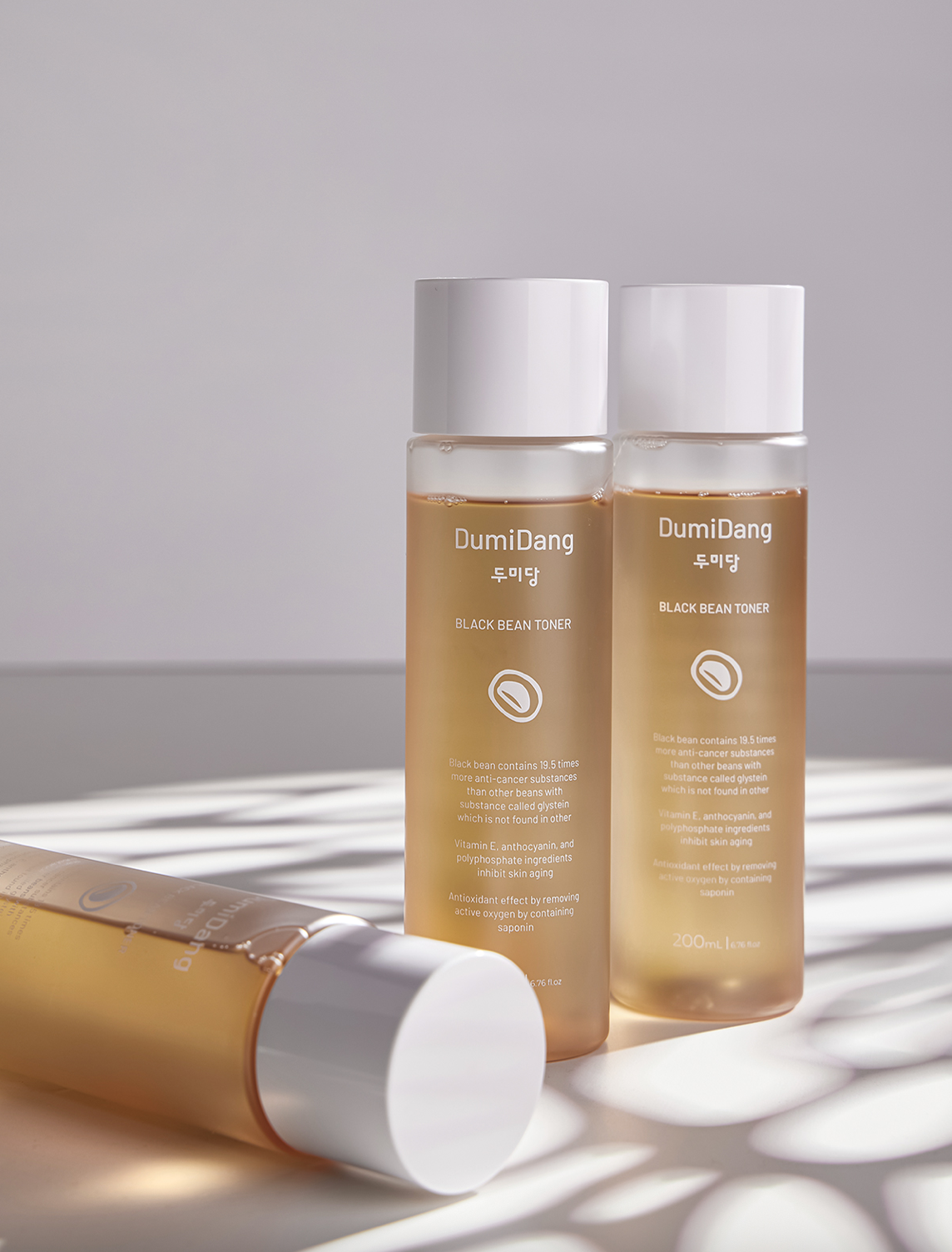 DumiDang Black Bean Essence Toner (200mL) | Elasticity-Boosting & Hydrating Toner