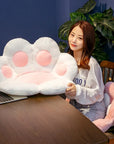 70*60cm Kawaii Cat Paw Plush Toys Cute Soft Stuffed Floor Cushion Chair Sofa Butt Pad for Home Room Decoration Office Nap Dolls