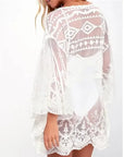 Lace Beach Pareo Beachwear Swim Suit Cover Up