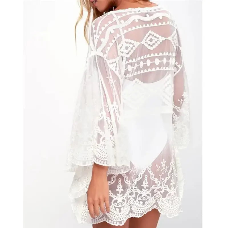 Lace Beach Pareo Beachwear Swim Suit Cover Up